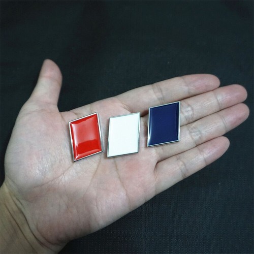 1x Silver Netherlands Flag Chrome Metal Decal Emblem Sticker Badge Holland 3D V6 - Picture 7 of 12