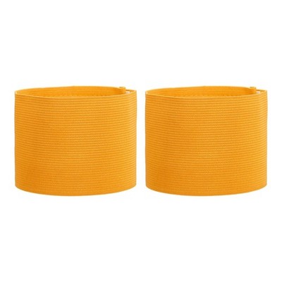 2Pcs Captain Armbands, Adjustable Arm Band, Gold