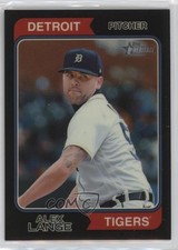 2023 Heritage High Number Black Bordered Chrome Refractor 54/74 Alex Lange 0b4b