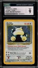Pokemon Snorlax Jungle Holo Rare #11 NO SYMBOL ERROR CGC 9 Mint