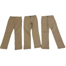Lot Of Lands End Pants Shorts Khaki Chino Beige Size 10 Boys School Uniform