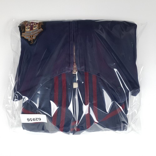 Polo Ralph Lauren Vintage Bomber Jacket Large Men Crest Bleecker Navy Retro 90s - Picture 16 of 16