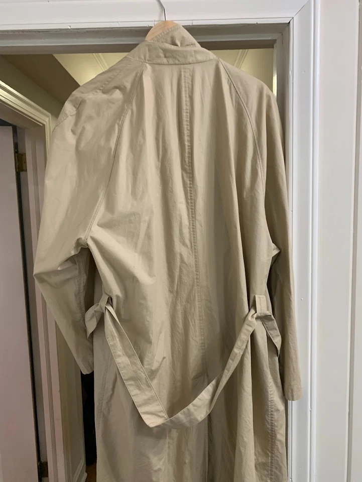 Gabardina vintage Christian Dior Monsieur beige - talla 42L Foto 3 de 4