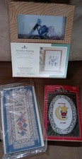 Lot of 3 BRAND NEW Embroidery Kits Ornament/Thank You/Mindful Making Florals