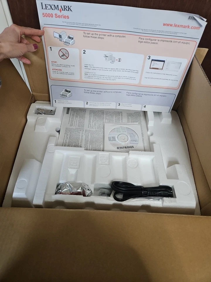 NEW Lexmark X5070M All In One Color Printer w/ Fax 5000 Series In Box 11N1285 - Image 4 of 4