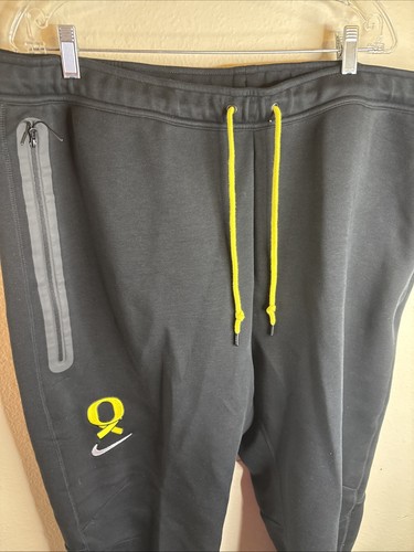 NIKE 4XL OREGON DUCKS TEAM ISSUE PANTS SWEATPANTS CANCER LOGO - NIKE Slim Fit - Picture 3 of 17