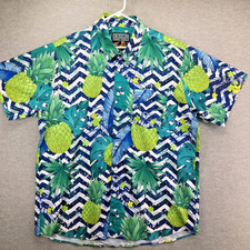 Dixxon Pina Party Party Shirt 2XL Pineapple Hawaiian