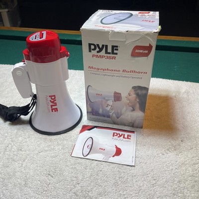 Pyle Pro Handheld Megaphone Bull Horn with Siren and Voice Recorder PMP 35 R