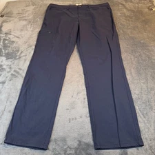 Weatherproof Vintage Regular Fit Dark Navy Cargo Pants Outdoor Casual Mens 38x30