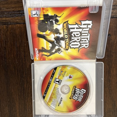 Guitar Hero World Tour PS3 PlayStation 3 Complete CIB Very Good Condition Disc - Picture 2 of 2