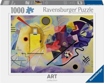 RAVENSBURGER PUZZLE*1000 TEILE*ART COLLECTION*KANDINSKY*YELLOW RED BLUE*RARITÄT