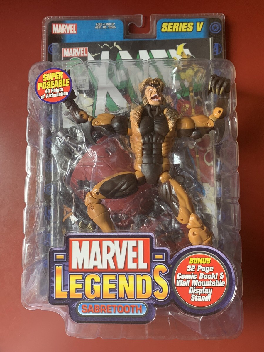 Marvel Legends Series V 5 X-Men - SABRETOOTH (ToyBiz, 2003 Marvel Legends Series V 5 X-Men - SABRETOOTH (ToyBiz, 2003