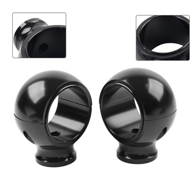 2'' Rise Lenker Riser Klemmhalterung Schwarz für Harley Sportster Softail Schwarz