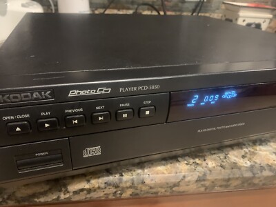 Kodak 5 disc cd player digital photo cd pcd 5850 cd changer