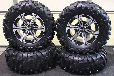 SPORTSMAN 850 26'' BIGHORN RADIAL ATV TIRE & 14'' VIPER M/B WHEEL KIT POL1CA M917