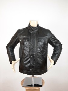 jaqueta de couro da gangster