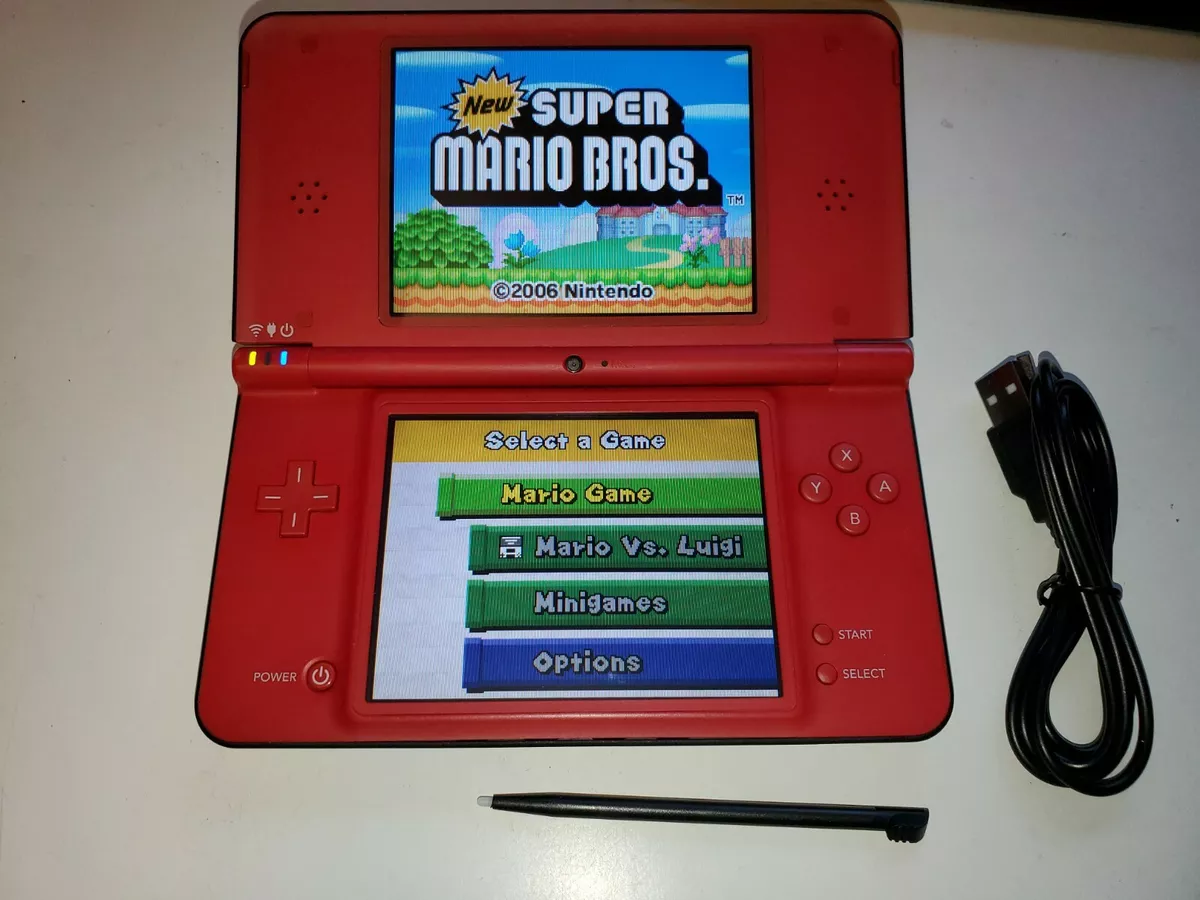 Nintendo DSi XL Limited Edition Red Bundle 