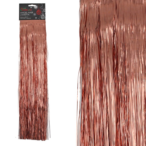 Widdle Wonderland Weihnachts Lametta Deko Tinsel SträNge Rose Gold-image