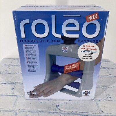 Roleo 3.0 Therapeutic Rolling Massager Hand Wrist Forearm Muscle Pain Relief Pro