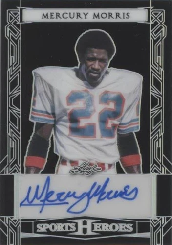 2024 Leaf Metal Sports Heroes Mercury Morris #BA-MM1