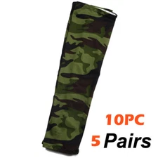  5 Pair (10PC) Cooling arm sleeves Sun Protective UV Cover  CAMOFLAUGE