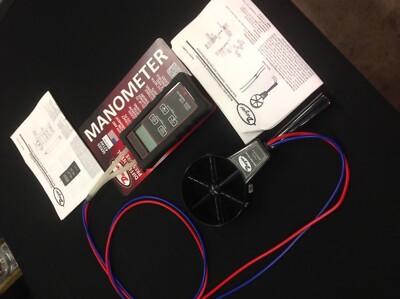 Dwyer 477AV Digital Manometer Kit w/ ANE-1 Differential Pressure Anemometer
