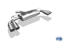 Fox Duplex Auspuff Sportauspuff Komplettanlage für Seat Leon 5F Starre Achse 1,5