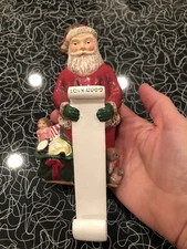Santa Claus Decorating Stocking Holder