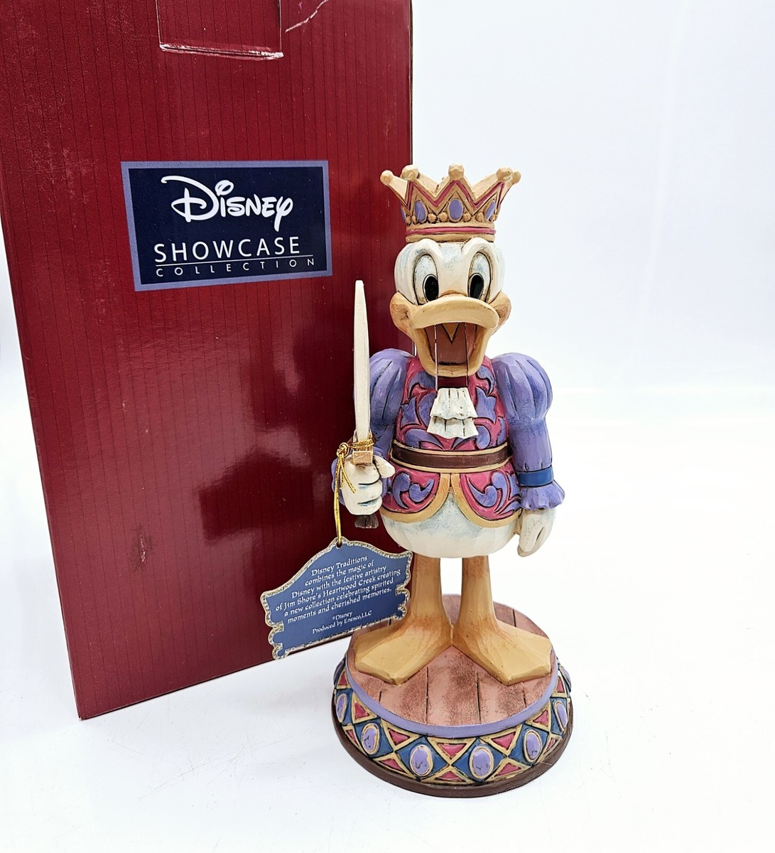 Jim Shore Disney Donald Duck Christmas Nutcracker Figurine