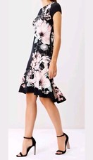 New COAST  Size 6 'La Paz Levin' Floral Midi Dress, Beautiful, BNWT 