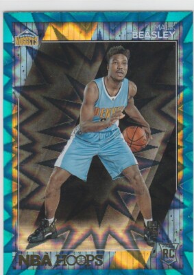 MALIK BEASLEY RC 2016-17 HOOPS TEAL EXPLOSION #276 ROOKIE PARALLEL INSERT