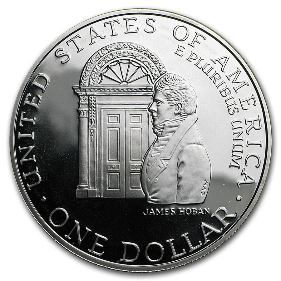 1992 US $1 The White House 200th Anniversary Silver Proof Coin with OGP and COA - Image 3 of 3
