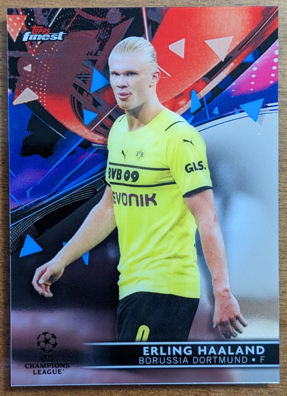 2021-22 Topps Finest UEFA Champions League #10 Erling Haaland QTY