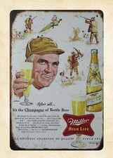 plaques signs beer Brew Liquor shop metal tin sign