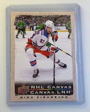 Mika Zibanejad NHL Canvas 2020-21 Tim Hortons Upper Deck Hockey NHL Card C-14