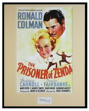 Douglas Fairbanks Jr Signed Framed 16x20 Prisoner of Zenda Poster Display 