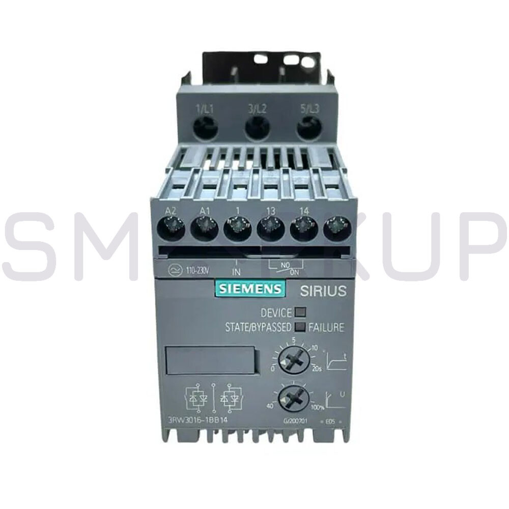 New In Box SIEMENS 3RW3016-1BB14 Electronic Soft Starter 4KW/9A