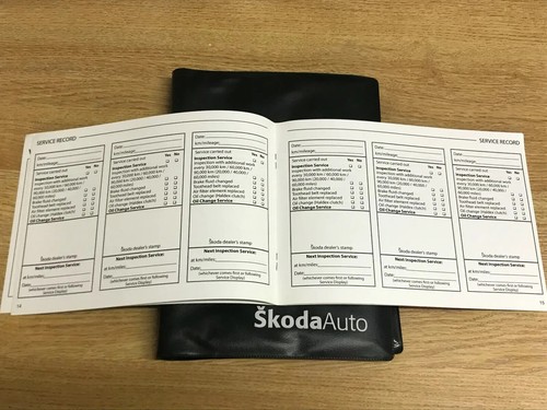 SKODA FABIA SERVICE HISTORY BOOK TDI TSI VRS MONTE CARLO BLACK EDITION - Picture 2 of 2