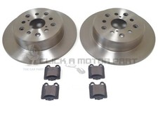 SET 2 DISCHI E PASTIGLIE FRENO POSTERIORI NUOVI PER LEXUS IS200 GS300 GS430 1999-2006
