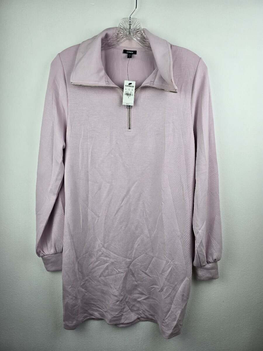 NWT! EXPRESS Size Small Women's Pink Sweater Sweatshirt Dress | eBay