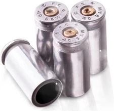 Lucky Shot - 40 Cal Bullet Shaped Casing Tire Valve Stem Caps | Tire Pressure Ca