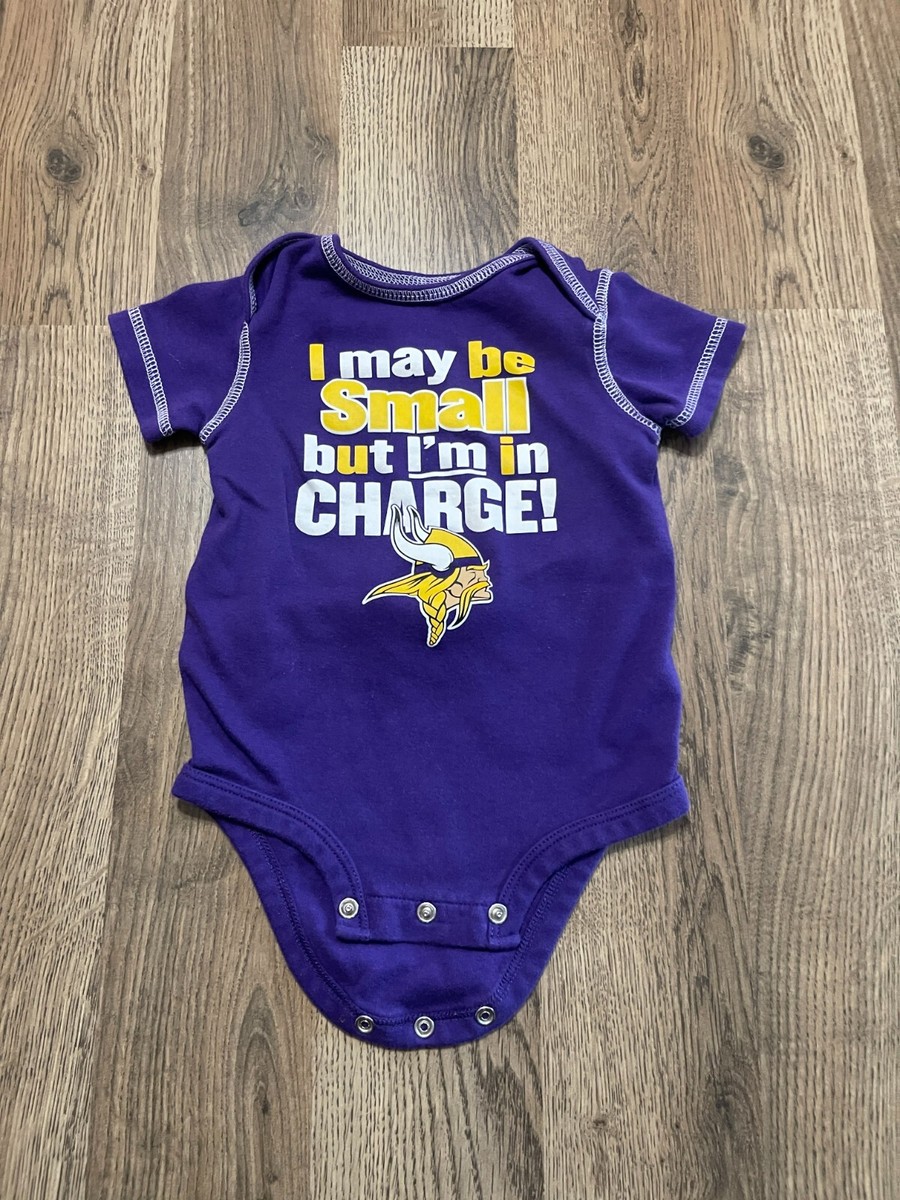 Minnesota Vikings One Piece Baby 12M, Team Apparel 