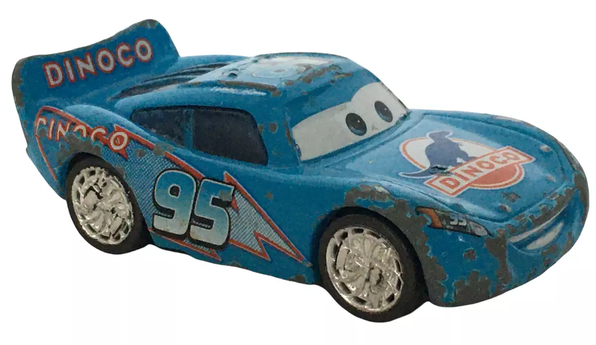 Disney / Pixar Cars Series 1 Blue Dinoco Lightning McQueen Diecast Car