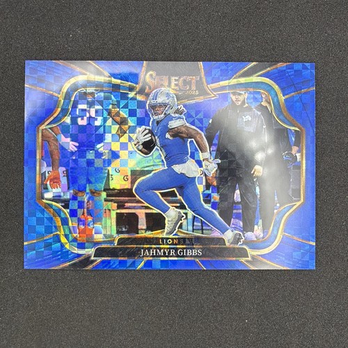 Jahmyr Gibbs 2025 Panini Select Field Level #471 Blue Prizm /75 LIONS