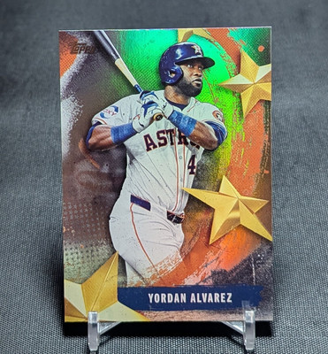 Yordan Alvarez Stars Of MLB Foil 2025 Topps Series 1 Card #SMLB-9