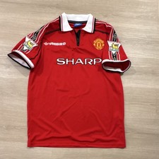 Manchester United Keane #16 Red White Black Soccer Jersey 2XL (fits like XL)