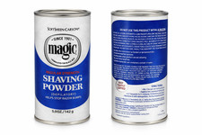 Magic Shaving Powder Regular Strength Depilatory 5oz Blue Stops Razor Bumps