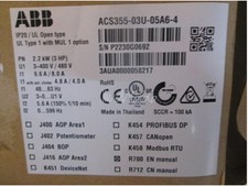 New 1PCS ABB ACS355-03U-05A6-4 Frequency Converter 5.6A 3P 380-480V