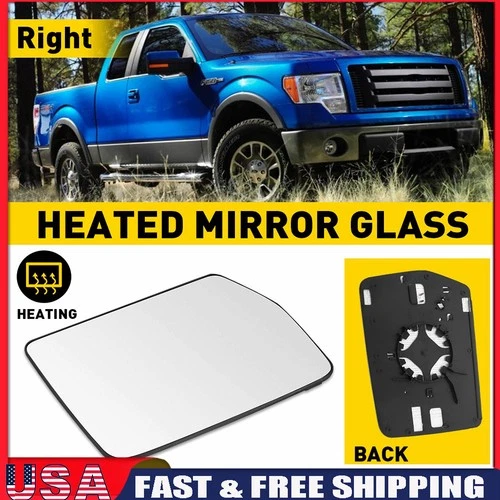 Fit 2004-2014 Ford F150 06 08 07 Linco Mark LT Right Mirror Glass 4L3Z17K707AB
