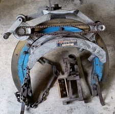 H&M PIPE BEVELING SADDLE TYPE BEVELING MACHINE  12" Max Capacity No. R23106H12